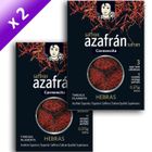  Lot de 2 Safran Hebra Véritable Carmencita