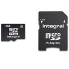  Integral carte MicroSD 8 Go classe 10
