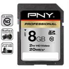 CARTE MEMOIRE PNY SD Class 10 Professional 8 Go