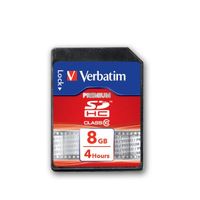 CARTE MEMOIRE VERBATIM Carte SD 8 Go Classe 10