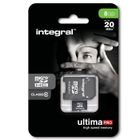 CARTE MEMOIRE Integral carte MicroSD 8 Go classe 10
