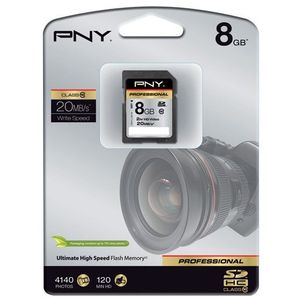 PNY SD Class 10 Professional 8 Go
