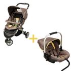 POUSSETTE-CHASSIS POUSSETTE BAMBIKID Poussette combinée choco/orange
