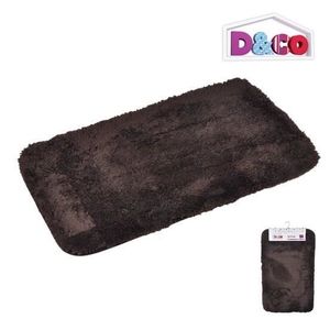 TAPIS Tapis chinchilla mat chocolat 80x50x3cm - D&CO TAPIS Tapis chinchilla mat chocolat 80x50x3cm - D&CO