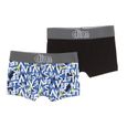 BOXER - SHORTY DIM Lot de 2 Boxers Bleu/Noir