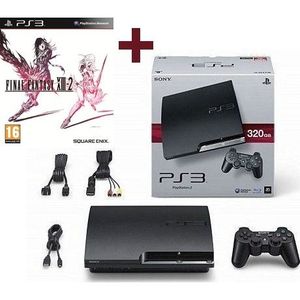PLAYSTATION 3 CONSOLE PS3 SLIM 320 Go + FINAL FANTASY XIII-2