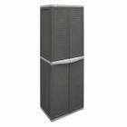 MEUBLE ETAGERE ALLIBERT UTILITY Armoire haute anthracite