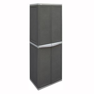 ALLIBERT UTILITY Armoire haute anthracite