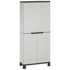  ALLIBERT AirSpire Armoire haute gris/noir