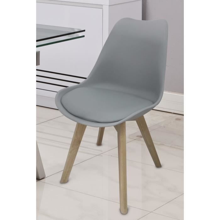 Bjorn chaise de salle à manger grise achat / vente chaise pied ... Manger salle Créatif à Scandinave