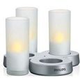 LAMPE A POSER  PHILIPS Imageo CANDLE LIGHT Silver