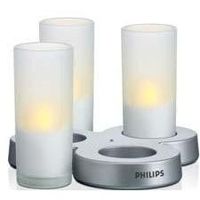 LAMPE A POSER  PHILIPS Imageo CANDLE LIGHT Silver