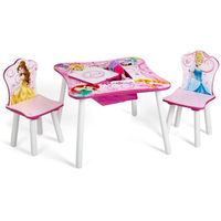 DISNEY PRINCESSES Table Bac Rangement et 2 Chaises DISNEY PRINCESSES Table Bac Rangement et 2 Chaises