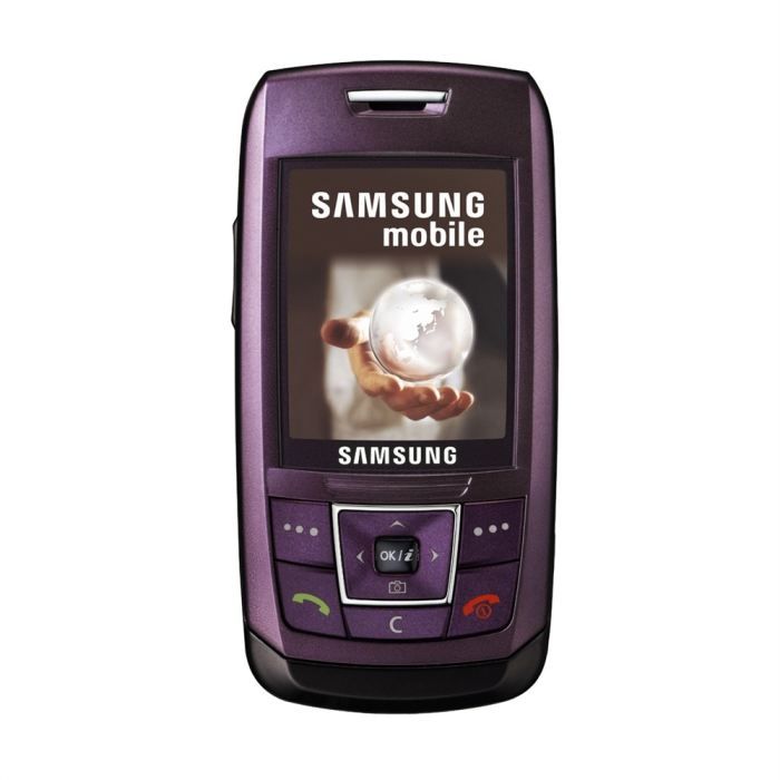 SAMSUNG SGHE250 Achat / Vente Téléphone portable SAMSUNG SGHE250 Purple Cdiscount