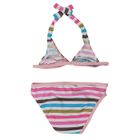 MAILLOT DE BAIN LONGBOARD Maillot Fille rayé blanc