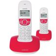 TELEPHONE FIXE LOGICOM SOLY 250 ROUGE