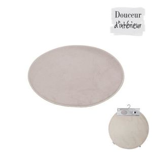Tapis rond taupe Achat / Vente Tapis rond taupe pas cher