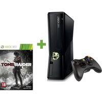  XBOX 360 250 Go + MANETTE SANS FIL + TOMB RAIDER
