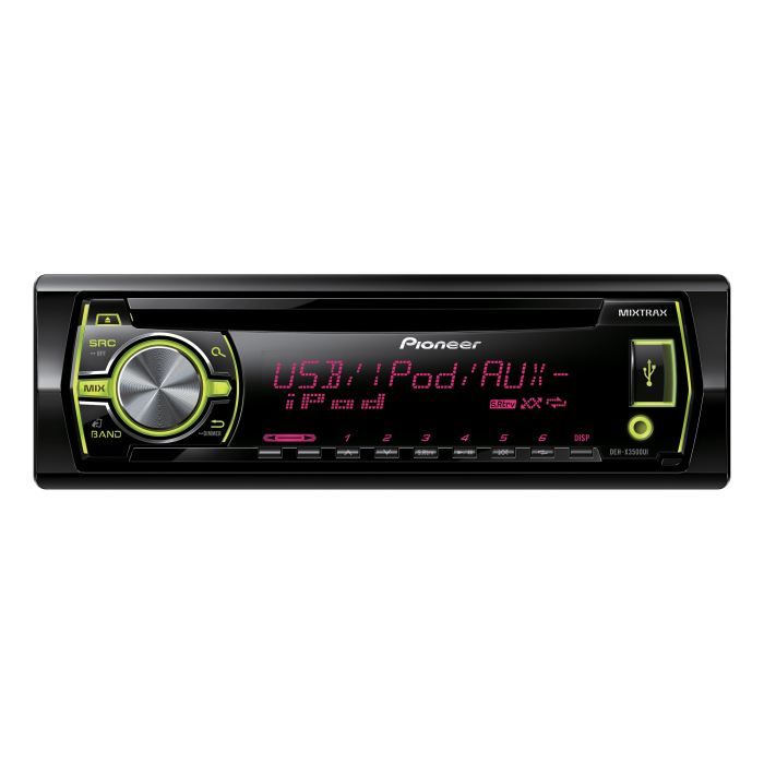 Pioneer DEH X3500Ui   Autoradio CD/USB/iPod MIXTRAX   Façade amovible