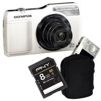  OLYMPUS VG170 + Etui + Carte SD PNY 8Go