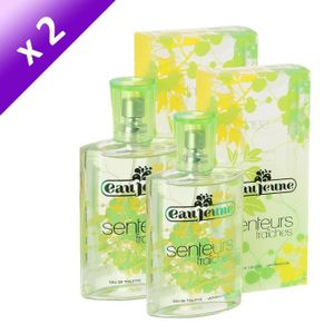 EAU DE TOILETTE EAU JEUNE Senteurs Fraîches 75ml (x2) EAU DE TOILETTE EAU JEUNE Senteurs Fraîches 75ml (x2)
