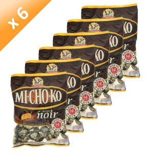 CONFISERIE DE SUCRE MICHOKO noir 6x280gr