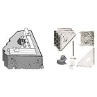  Kit d'ancrage sur sol béton AK100 pour abri métal