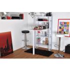BAR - MANGE-DEBOUT BREAK Ensemble Mange-debout avec tablettes Blanc