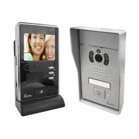 IDK Interphone Portier vidéo couleur sans fil 3.5" IDK Interphone Portier vidéo couleur sans fil 3.5"