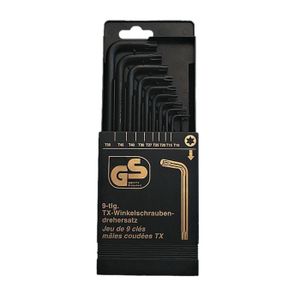 MANNESMANN Jeu de 9 clés mâles torx M18100