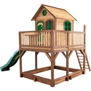 AXI Maisonnette Enfant Cabane en bois 2 en 1 Liam