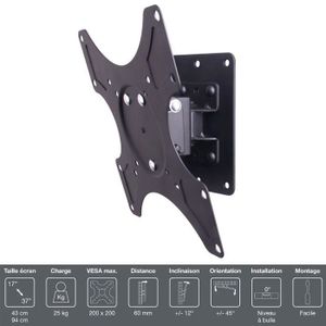FIXATIONS LCD PLASMA INOTEK WMB 100 / inclinable /TV de 17" à 37"
