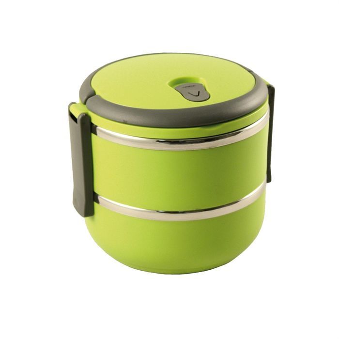 LUNCH BOX 2 COMPARTIMENTS VERT Achat / Vente lunch box bento LUNCH