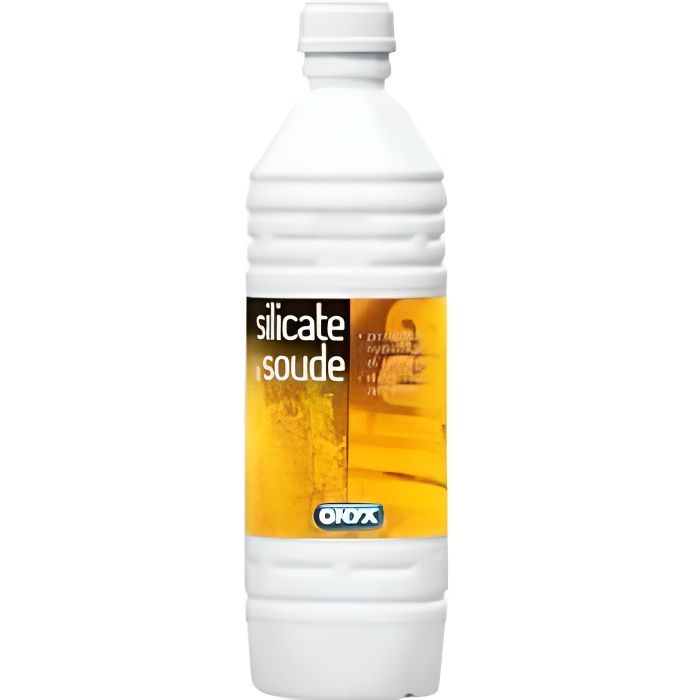 SILICATE DE SOUDE 1 Litre ONYX Achat / Vente diluant huile de lin SILICATE DE SOUDE 1