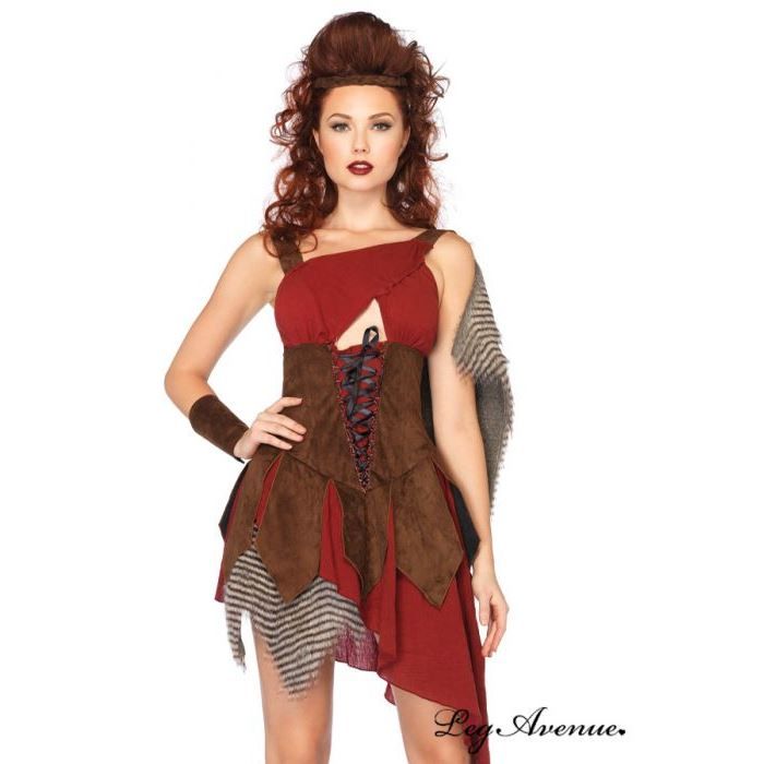 Costume 3 pièces Chasseresse L Achat / Vente déguisement