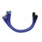 CABLES / CONNECTIQUE Cordon Y 1 femelle 2 males double blindage Bensi