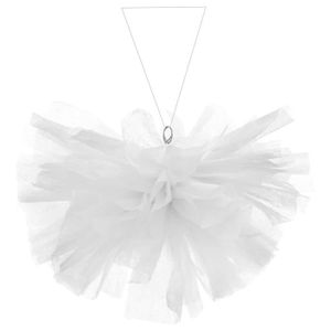 SANTEX Boule intissée uni 25 cm blanc