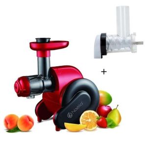 Pack NAELIA : Extracteur de jus FPR55802 + Accessoire pour sorbet SL101 - Rouge