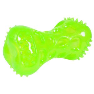 HYPER PET Jouet os ? mâcher en caoutchouc avec couineur Dura-Squeaks Bone S - Pour chien