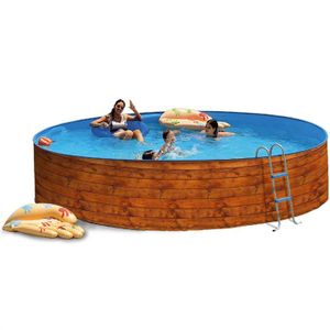 ETNICA Piscine en acier circulaire 400x90