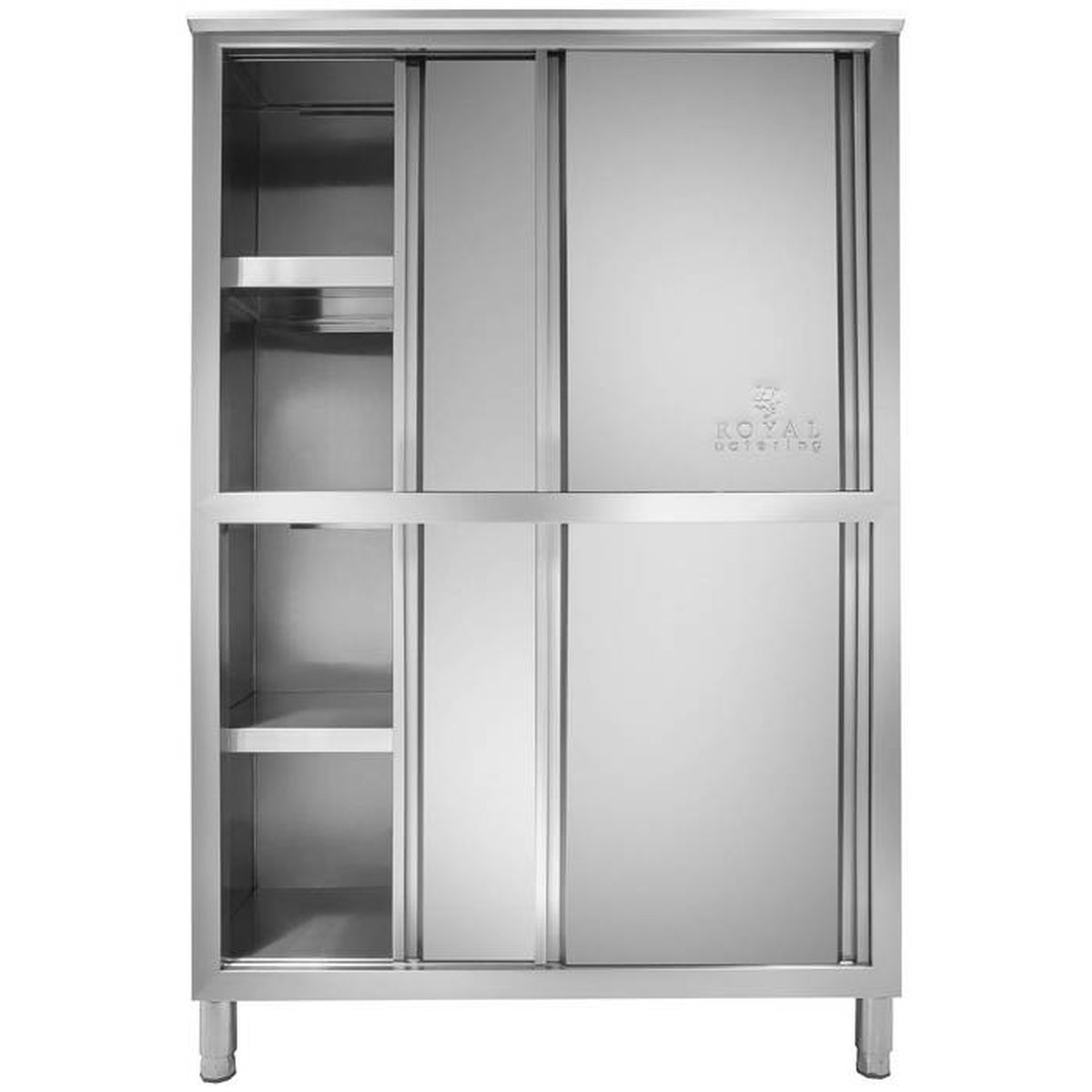 Royal Catering Armoire à vaisselle en acier inoxydable RCGE120