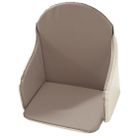 CHAISE HAUTE-COUSSIN CHAISE HAUTE BABYCALIN Coussin de chaise Taupe/Ecru