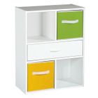 Meuble de rangement 4 cases "MOLI"