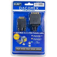 CABLE AUDIO VIDEO Dacomex Cordon VGA M/2 VGA F
