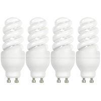 XQ-Lite Lot de 4 Ampoules Fluo-compact GU10 11W XQ-Lite Lot de 4 Ampoules Fluo-compact GU10 11W