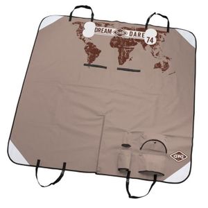 D&D Plaid de protection pour voiture World - 150x145cm - Marron