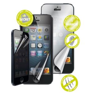 MUVIT 2 Films Protecteurs 1miroir Ar 1secret Atd Iphone 5-5s-Se-5c