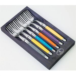 COUVERTS - MENAGERE Coffret JEAN DUBOST 6 fourchettes LAGUIOLE