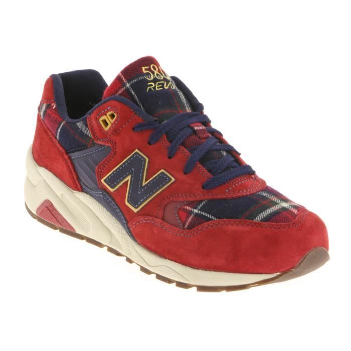new balance 580 rouge homme