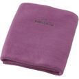 EDREDON-COUVERTURE-PLAID BEBE BABYCALIN Couverture polaire Prune